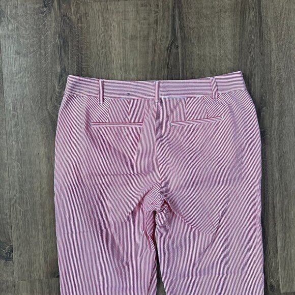 EUC Talbots Perfect Crop Pink Seersucker Sz 2 - Picture 12 of 13